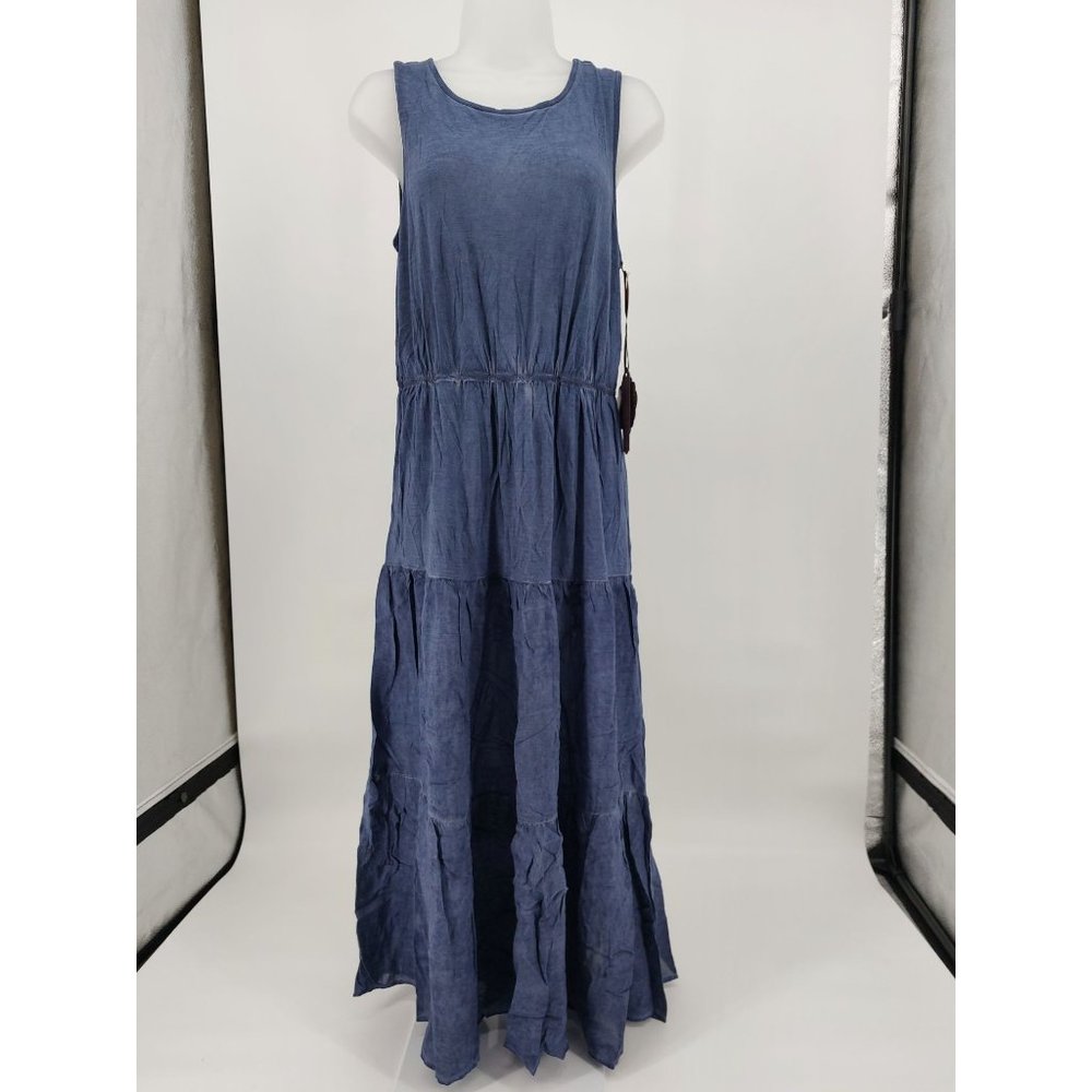 Women's Casual Long Sleeveless Dress - Size M